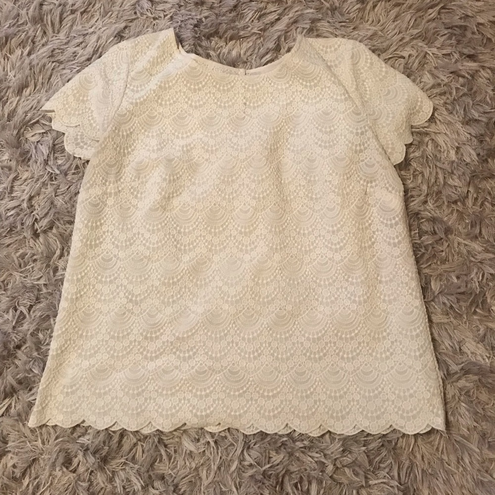 Loft lace top